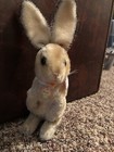 Steiff 9    Manni Rabbit Bunny Tan Mohair W  Chest Tag