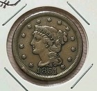 1851 Braided Hair Large Cent    Very Fine Details    Nice Brown   