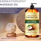 Fractionated Coconut Oil 16oz 100  Pure Carrier Oil For Skin   Hair 