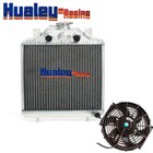 Aluminum Radiator  fan Fit 1996-2000 Polaris Scrambler 400 Xplorer 400l 500 1999