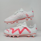 Puma Future Play Fg ag Youth Size 6 5 Soccer Cleats White pink 107388-01 New