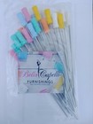 Bag Of 25 Hourglass Metal Natural Hair Pins  4 5 Inches Long  