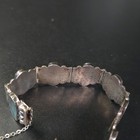Vintage Hecho En Mexico 925 Abalone Panel Bracelet Size 6 1 2