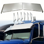 For 1988-2007 Peterbilt 378   379 Flat ultra Cab Bowtie Drop Sun Visor 14  X 10 