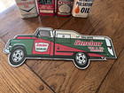 Nice 12    Sinclair Gasoline Gas   Oil Service Porcelain Sign Truck Style
