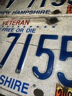 New Hampshire License Plate Veteran Live Free Or Die