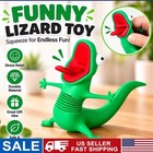 Funny 3d Printed Lizard Tom Ornament Spring Swinging Head Car   Motorcycle