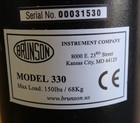 Brunson 330 Heavy Duty Metrology Stand  Black  Great Shape  38  - 63  - - E3083
