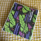 Vtg 80s Mead Trapper Keeper Designer Series Notebook Portfolio Folder Tropical