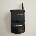Vintage Motorola Startac Flip Cell Phone Black Untested