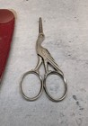 Vintage Revlon W  Germany Stork   Crane Scissors With Leather Case