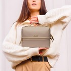 Travel Toiletry Bag With Hanging Hook For Women Puffy Cosmetic Makeup Organizer