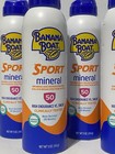 Lot Of 3 Banana Boat Sport Mineral Sunscreen Lotion Spray Spf 50 Exp 1 2026