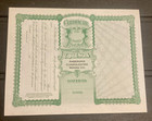 Ambergris Consoldidated Mining Co  1930 s Unissued Stock Certificate