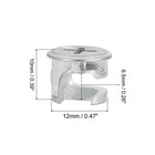 24pcs Cam Lock Nut For Furniture 12x10mm Joint Connector Locking Nuts Furniture