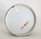 Chinese Rose Medallion Porcelain Brush Pot Vase 