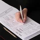 Metal Ballpoint Pen  Medium Point  Black Ink  Refillable  Smooth Writing
