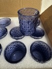 48 Blue Glass Votive Candle Holders   Wedding Event Table Decor   Tea Light