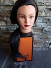 New  Hin Hairingrid Cosmetology Mannequin Head Model Long Hair Cutting W  Clamps