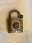 Vintage Yale Brass Padlock Southern California Edison Co Socal Power Lock No Key