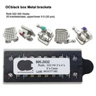 Mim Mini Orthodontic Brackets Dental Mbt Roth 022 345w h Hooks Oc Metal Braces