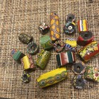 Lot Of Antique Venetian African Trade Smaller Beads Assortment 21 Pieces