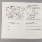 Tmnt Production Used Storyboard Splinter Takes Lotus Blossom From April  Coa