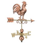 Bantam Rooster Weathervane - Pure Copper