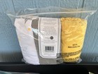 American Baby Company Mini Crib Fitted Sheet Cotton Yellow Gray White Star Print