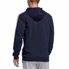 Adidas Men s Fleece 3 Stripe Pullover Hoodie Sweatshirt  navy Blue  Xl  Nwt