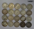 Roll Of Mixed Pre 1921 Morgan And Peace Silver Dollars Vf-xf Some Culls  14981