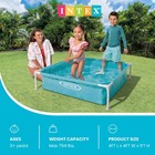 Intex 4ft X 12in Mini Frame Kiddie Beginner Swimming Pool  Ages 3 And Up  Blue