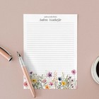 Personalized - 30pcs Stationery Writing Paper  Wildflower Stationary