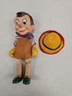 Vintage Composition Pinocchio Doll Walt Disney Productions Knickerbocker 1940s