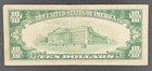 1929  10 Federal Reserve Bank Note Chicago Brown Seal Fr1860-g Usa Currency Frn