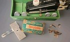 Rare Vintage 1952 Singer Buttonholer 160743 Orig Box Sewing Machine Attachments