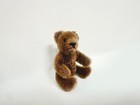 Vintage Steiff Miniature Teddy Bear Brown Bear Posable Mohair Teddy 3    Germany
