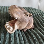 Miller 1984 Signed Stone Critter Hippo Figurine Hand Painted By Jessica Perry