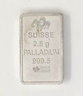 2 5g Pamp Suisse Palladium Bar 999 5 Dc-6676