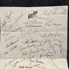 Ultra Rare 1959-60 Boston Red Sox Team Issued Autograph Sheet  Ted Williams Look