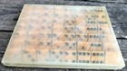 Vintage Set Of Butterscotch Crisloid Double Six Dominoes