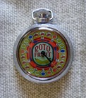 Fine Vintage Pocket Watch Style Slot Machine Mechanical Gambling Device 