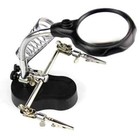 Helping Hand Clip Clamp Led Soldering Iron Stand Magnifier Rework Repair Holder