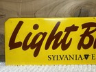Vintage Sylvania Electric Light Bulbs Metal Advertising Sign