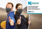 Anti-dust Breathable Face   Mouth Mask - Black By Kezzled  pack Of 3 