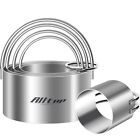 Biscuit Cutter Set Round Cookies Cutter Handle Stainless Steel Baking Tools 