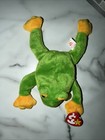 Ty Beanie Baby    smoochy    The Frog  retired 1997  Tag Errors Rare Collectible 
