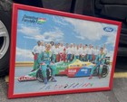 Official 1989 Benetton Formula 1 Racing Team Poster Schumacher Brundle B192 Ford