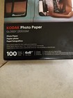 4x6 Glossy Photo Paper Inkjet Compatible Fast Drying Kodak 100 Sheets New