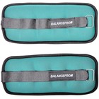 Balancefrom Fitness Fully Adjustable Ankle  Wrist  Arm Or Leg Weights  3-lb Pair